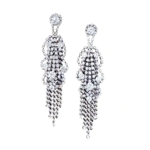 :: Stella & Dot Retired Petra Fringe Earrings - Picture 2 of 15